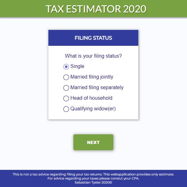 Tax Estimator